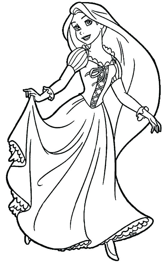 640x1024 Disney Tangled Coloring Pages Free Printable Tangled Coloring