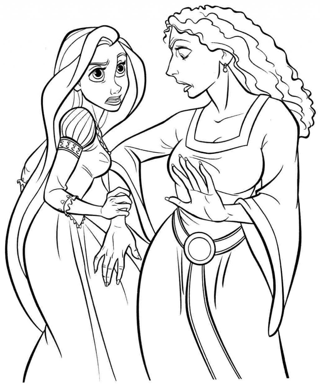 1024x1226 Printable Coloring Pages Disney Princess Tangled Rapunzel
