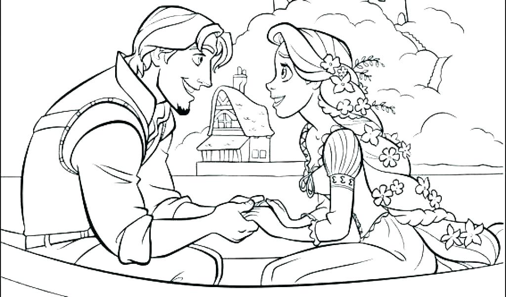 1024x600 Rapunzel Color Pages Tangled Coloring Pages Free Princess