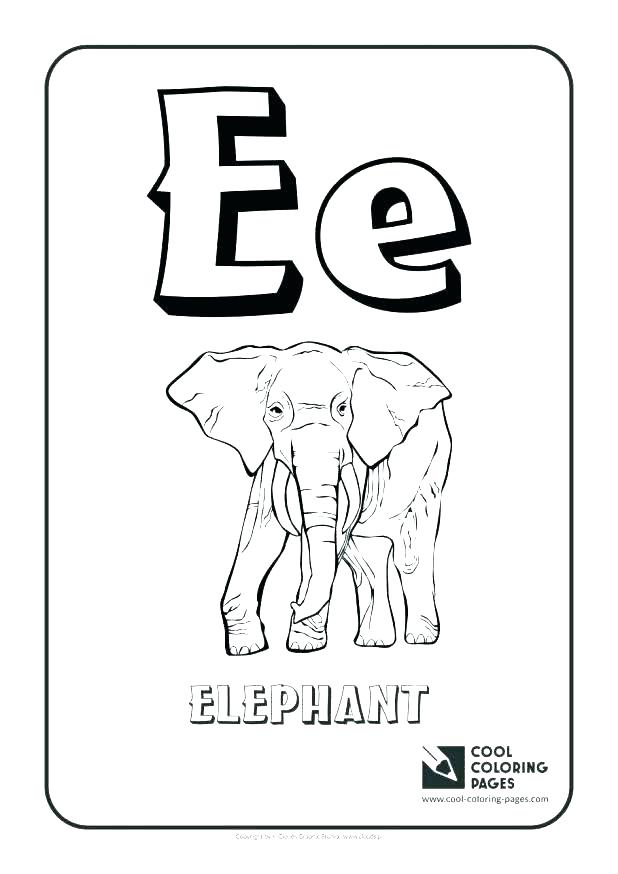 618x874 Letter E Coloring Page Start With The Letter E Colouring Page