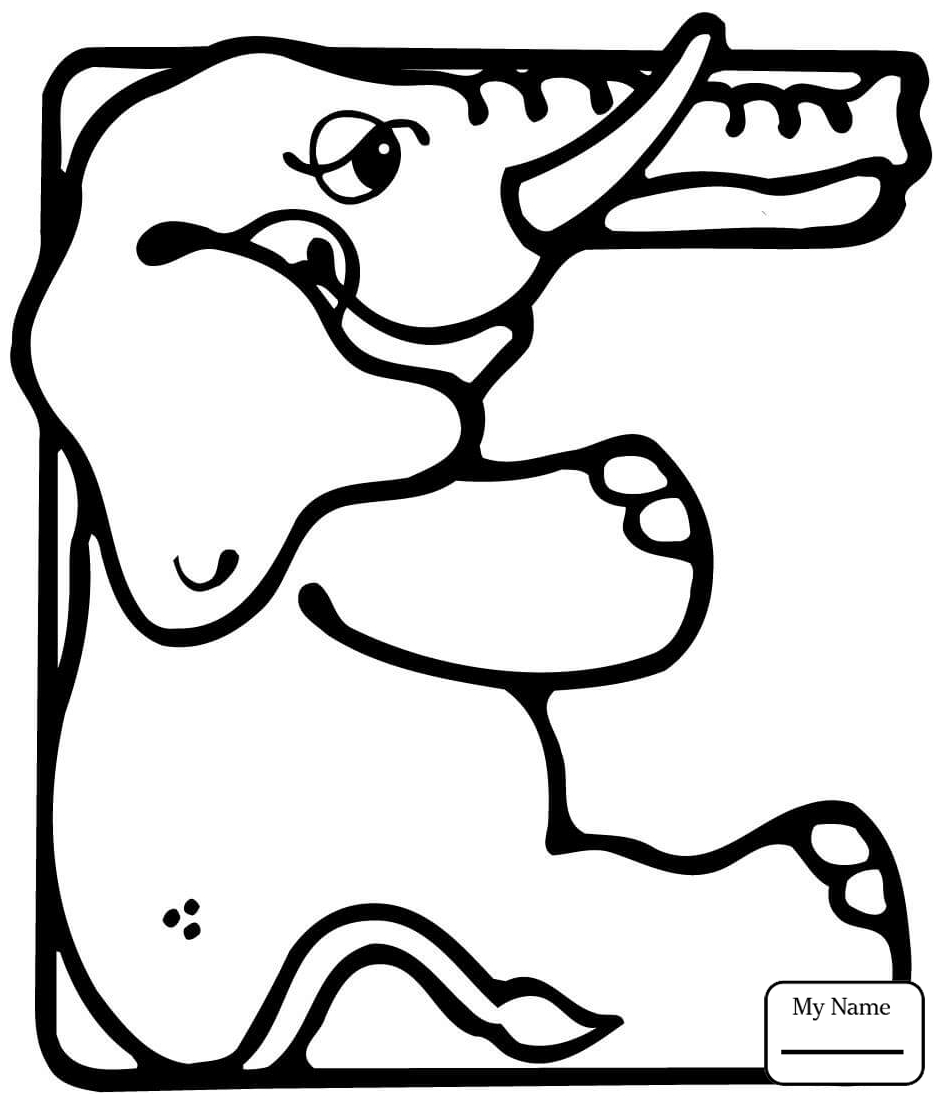 942x1105 Letter E Coloring Pages Free Picturesque
