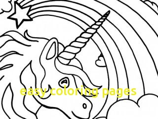 320x240 Easy Coloring Pages With Unicorn Color Pages Easy Coloring Pages