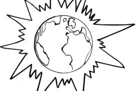 273x183 Coloring Pages Solar Eclipse Page System Free Images Design Sheet