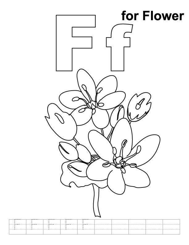 612x792 F Coloring Page Lesson Home School Club