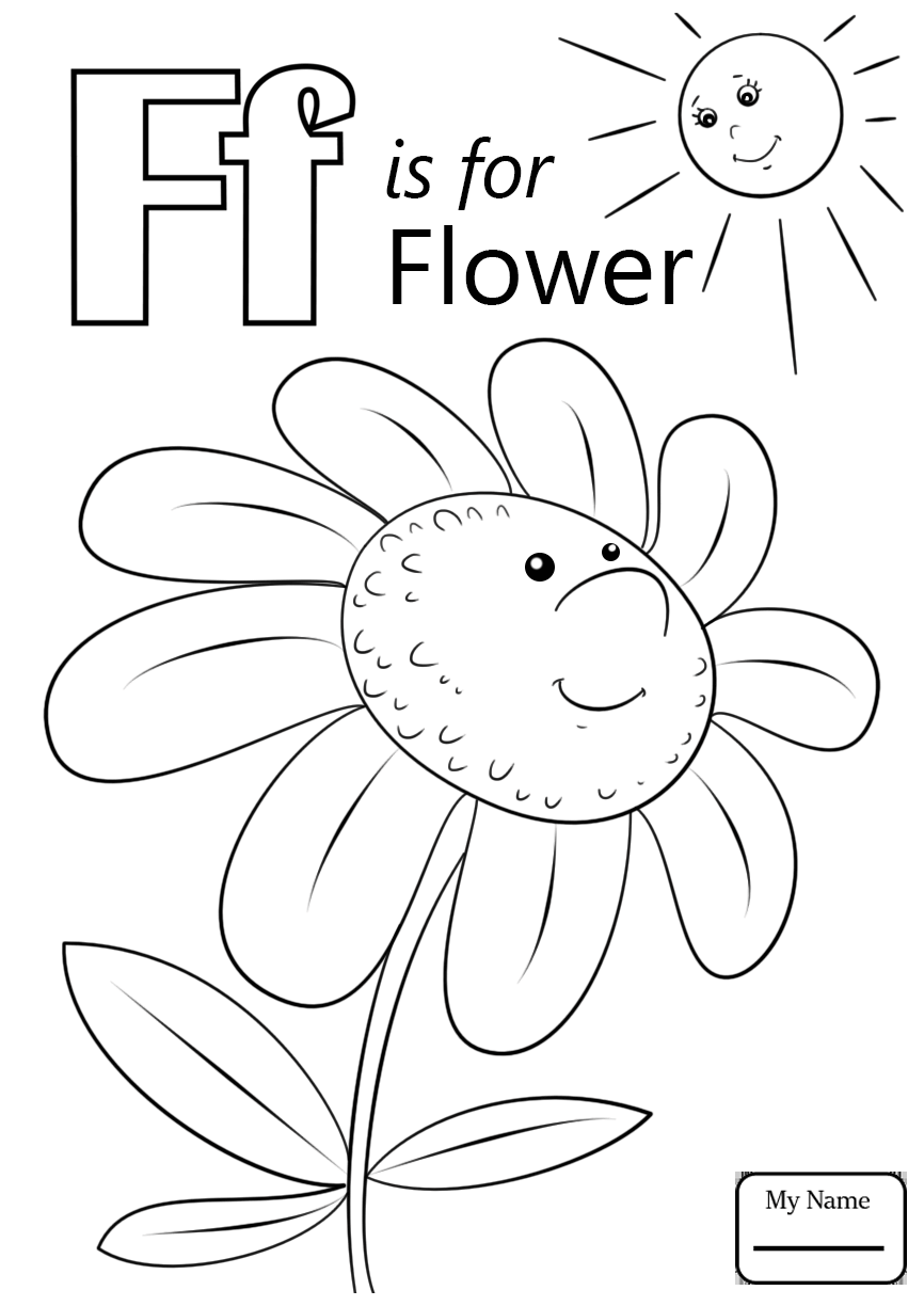 866x1224 Letter F Coloring Pages To Download And Print For Free With Page