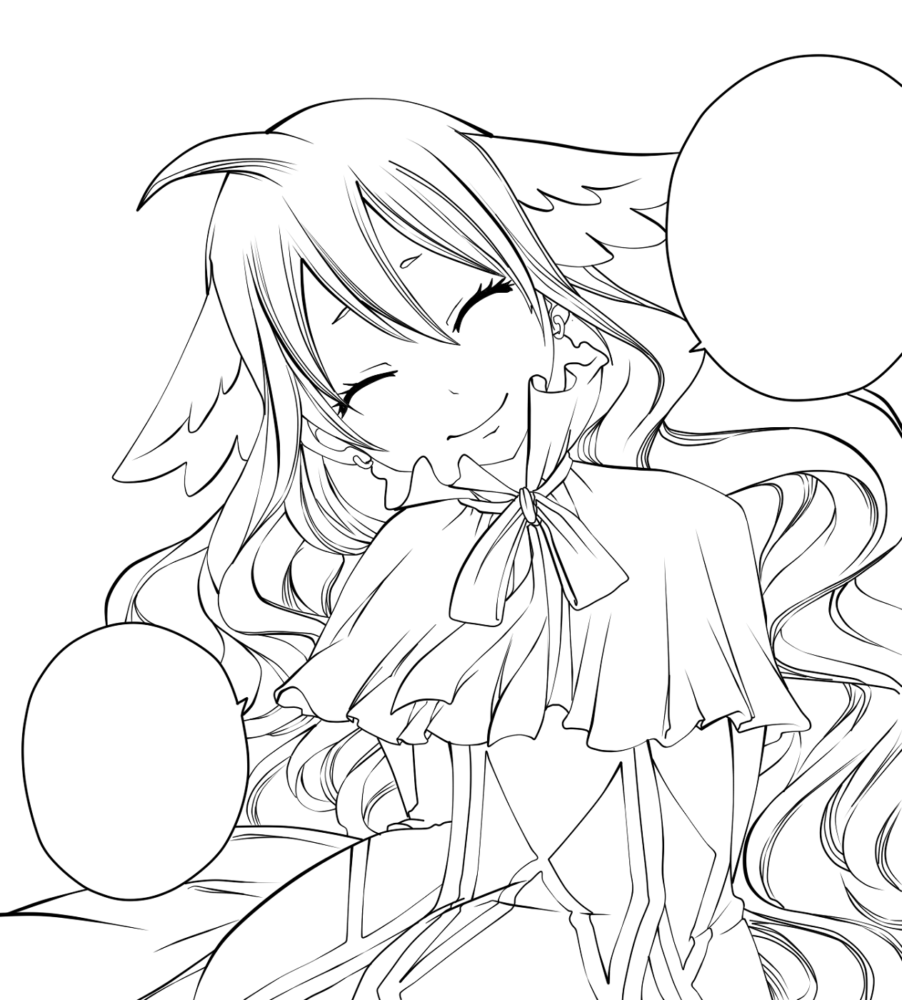 1263x1400 Fairy Tail Coloring Pages