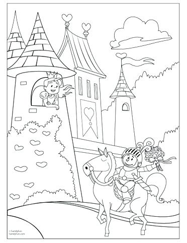 372x482 Fairy Tale Coloring Pages