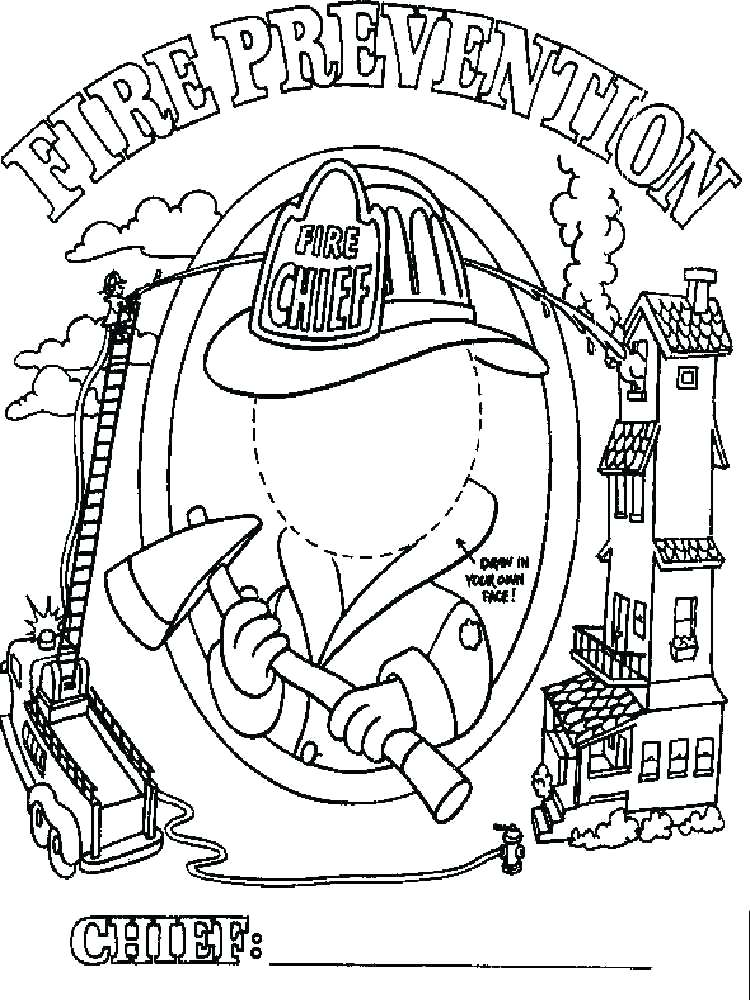 750x1000 Preschool Fire Prevention Coloring Pages