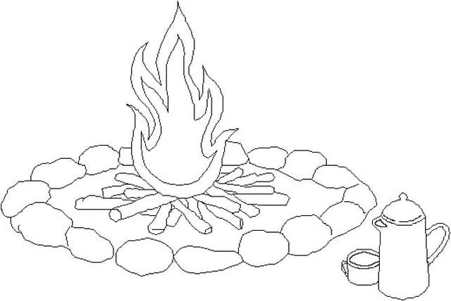 640x428 Fire Coloring Pages Printable