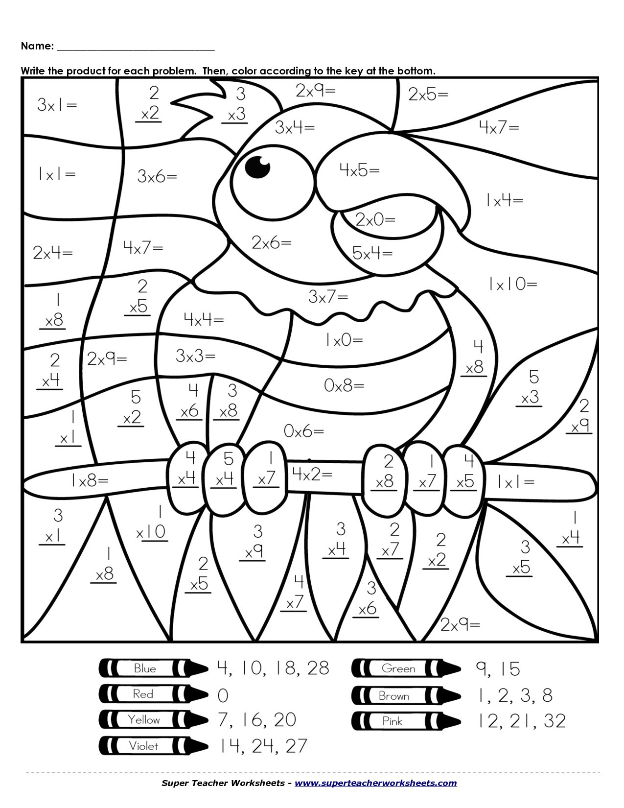 1275x1650 Approved Coloring Pages For Graders Elementary Math Grade