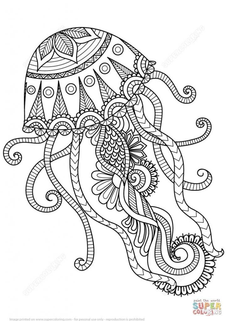 724x1024 Animal Mandala Coloring Pages For Adults