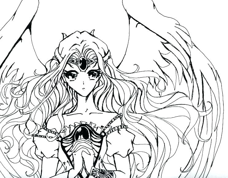 743x583 Anime Coloring Pages Printable Printable Anime Coloring Pages Free