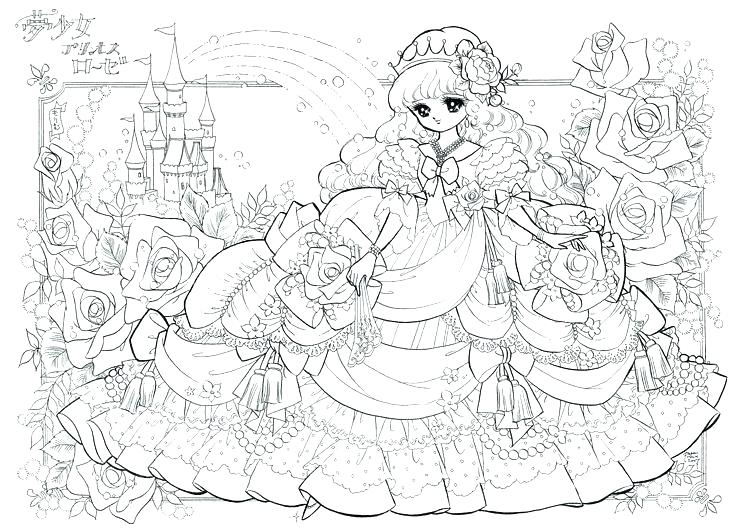 736x529 Anime Princess Coloring Pages Anime Princess Coloring Pages