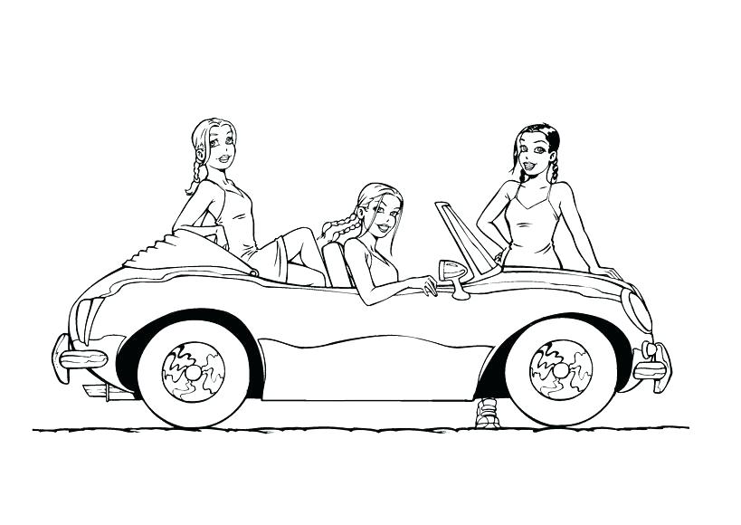 819x580 Classic Car Coloring Pages Photos Classic Car Coloring Pages