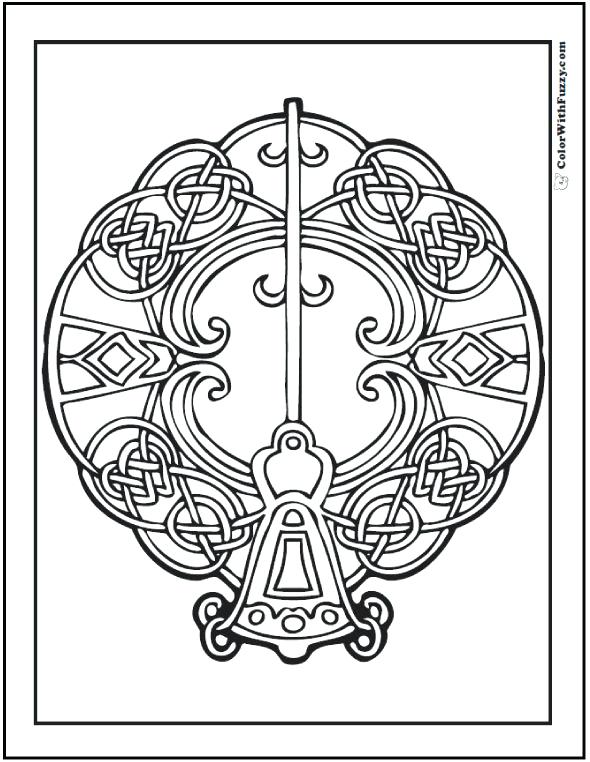 590x762 Coloring Pages Adult Knot Coloring Pages Cross Coloring Pages