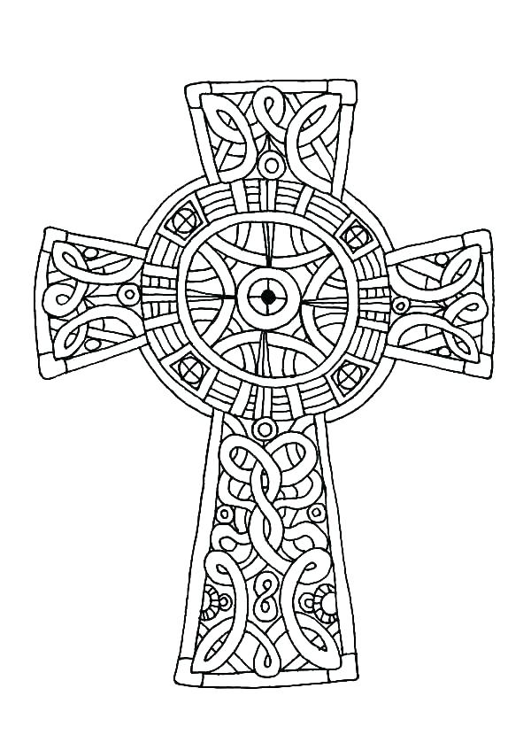 600x847 Cross Coloring Pages Printable Coloring Ideas Pro