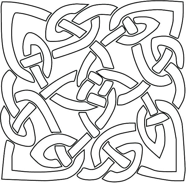 600x590 Abstract Coloring Page For Coloring Pages For Kids Abstract
