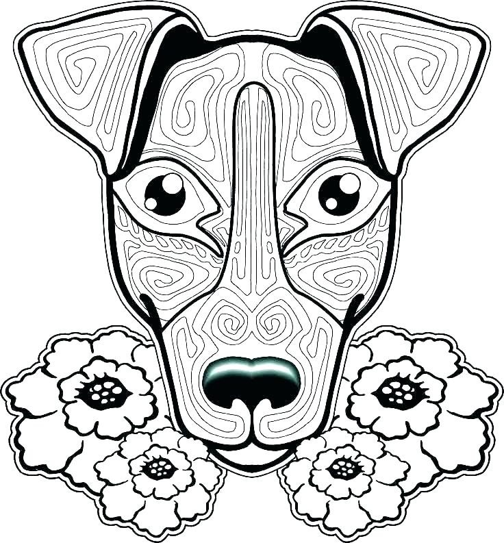 736x793 Coloring Page Coloring Pages To Print Dogs Coloring Page Dog