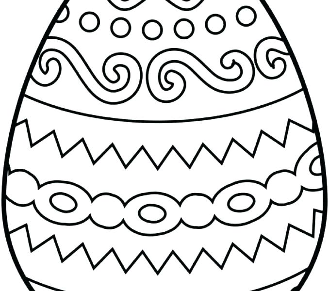 678x600 Coloring Pages Of Easter Eggs