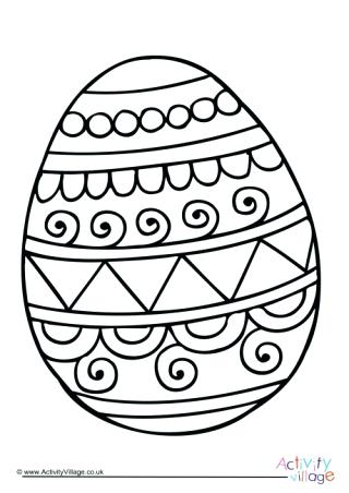 320x452 Easter Egg Coloring Pages Adults Icontent