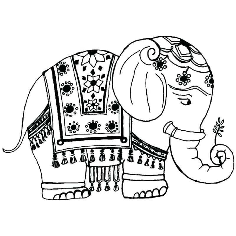 800x800 Cartoon Elephant Coloring Pages Cartoon Elephant Coloring Pages