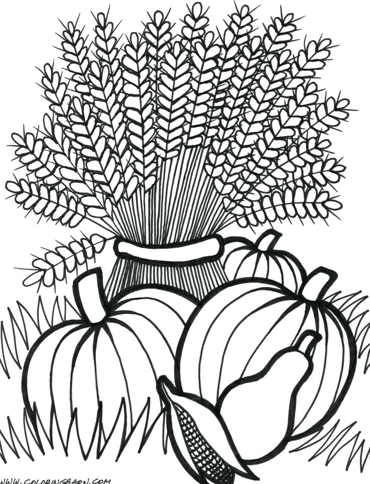 736x964 Fall Pictures To Color Coloring Pages Collection