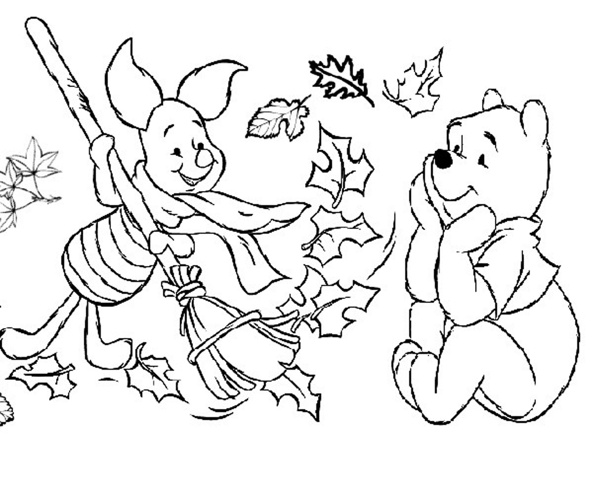 2000x1666 Coloring Pages Fall Adult Color Printable Free New For Printables