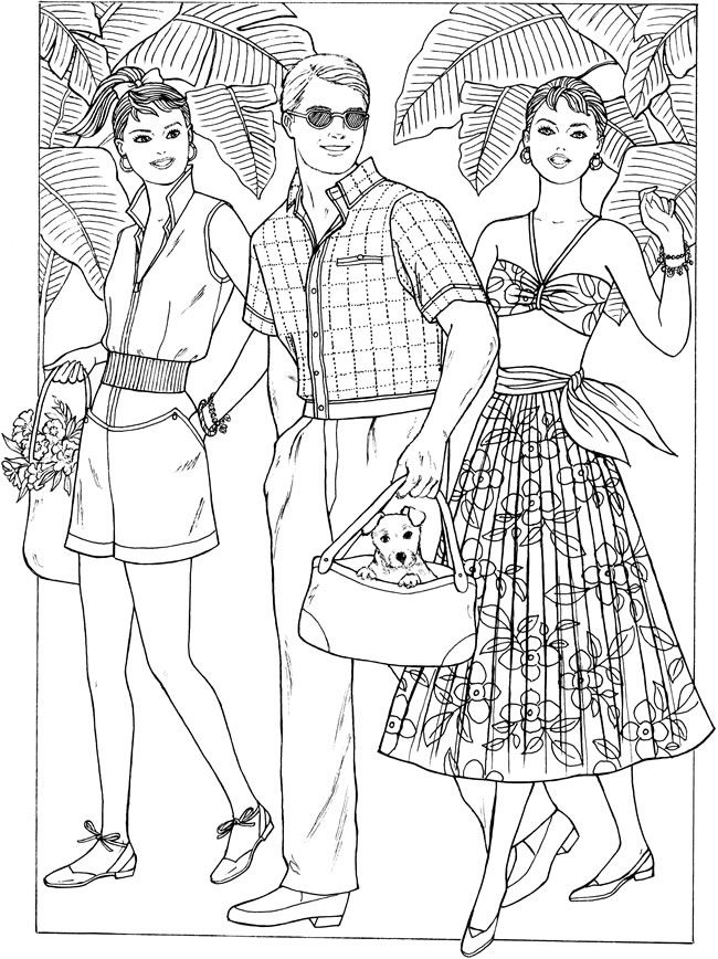 650x868 Fashion Coloring Pages