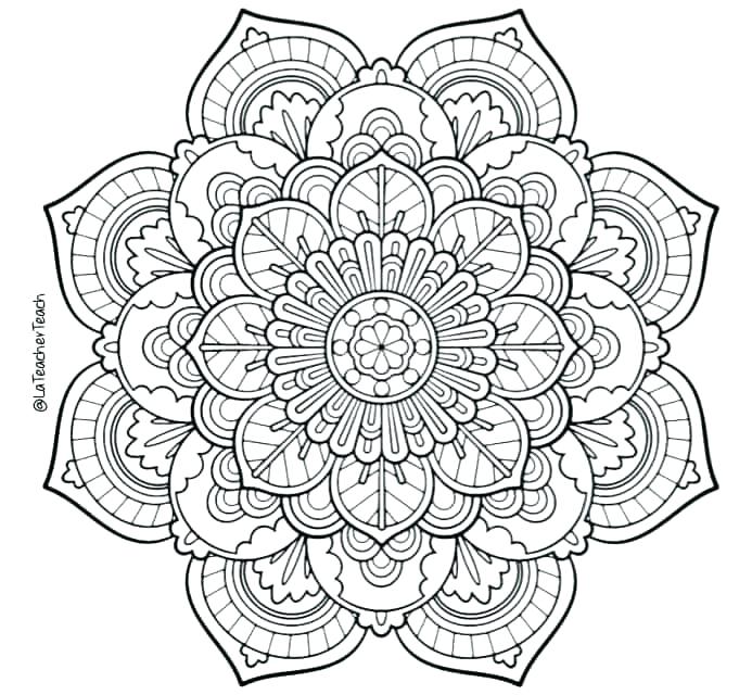 693x640 Coloring Page Online Online Mandala Coloring Pages Mandala
