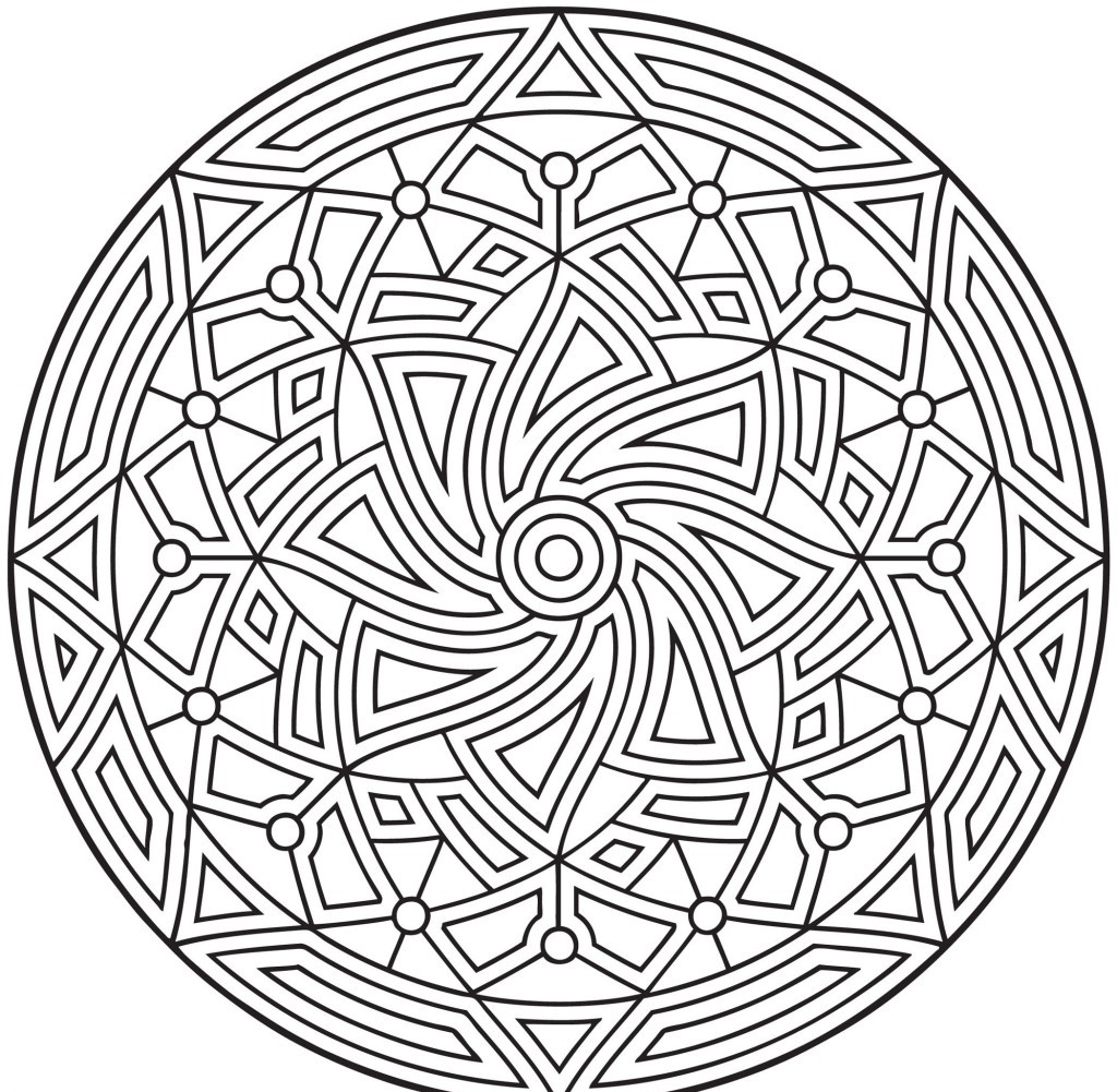 1024x1001 The Amazing Geometric Coloring Pages Allmadecine Weddings
