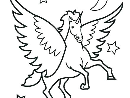 440x330 Free Horse Coloring Pages
