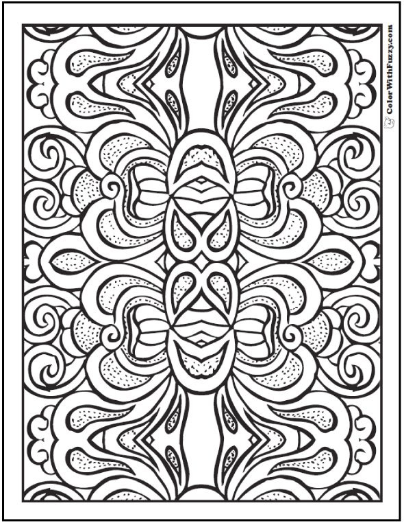 590x762 Pattern Coloring Pages Customize Pdf Printables