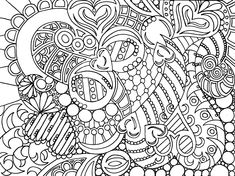 235x176 Printable Relax Coloring Page For Adults, Pdf Instant