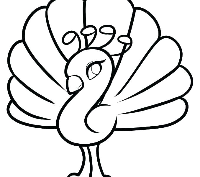 678x600 Peacock Coloring Page Peacock Coloring Pages Tail Expand Peacock