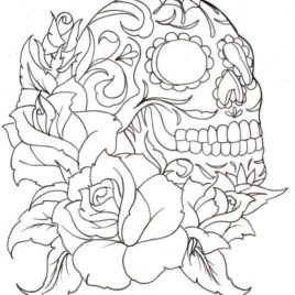 268x268 Coloring Pages For Adults Roses Archives