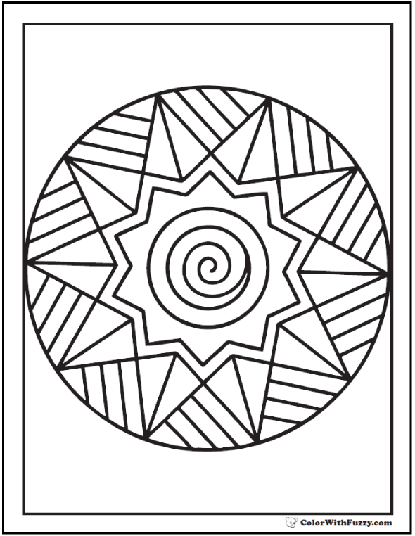 590x762 Simple Coloring Pages For Adults Just Colorings