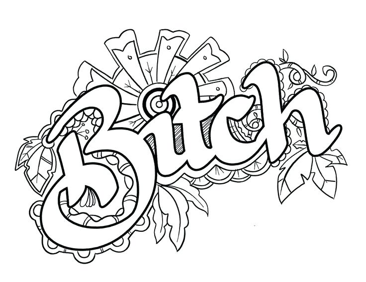 736x568 Swear Word Coloring Pages Printable Swear Words Coloring Pages