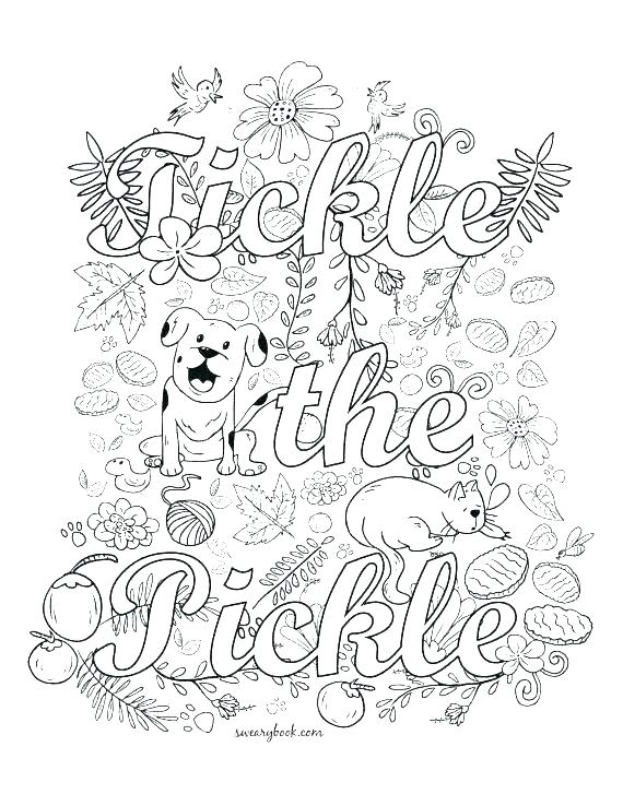 570x738 Swearing Coloring Pages Printable Swear Word Coloring Pages Swear
