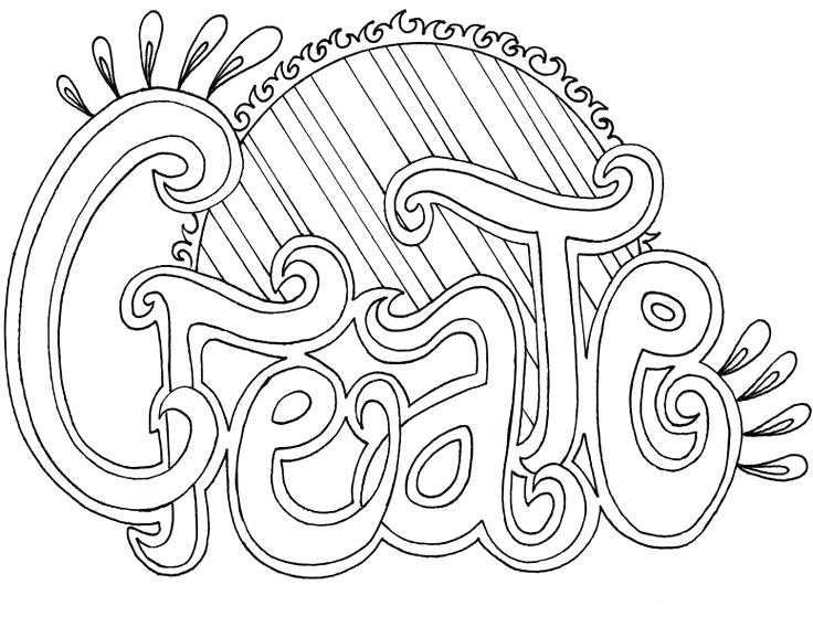 736x568 Word Coloring Pages