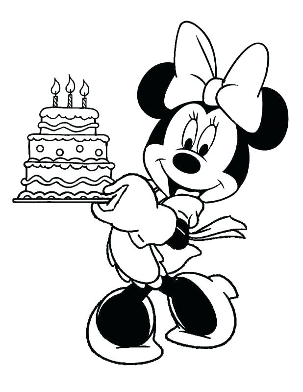 618x799 Mickey Mouse Birthday Printable Coloring Pages For Kids Free