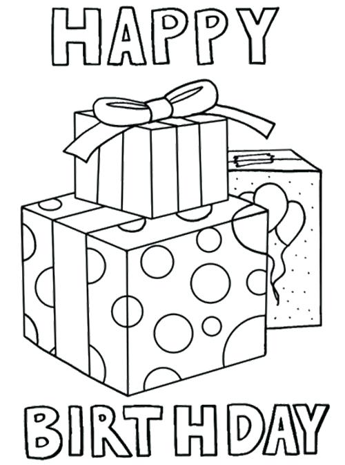 500x673 Free Printable Birthday Cards Coloring Pages