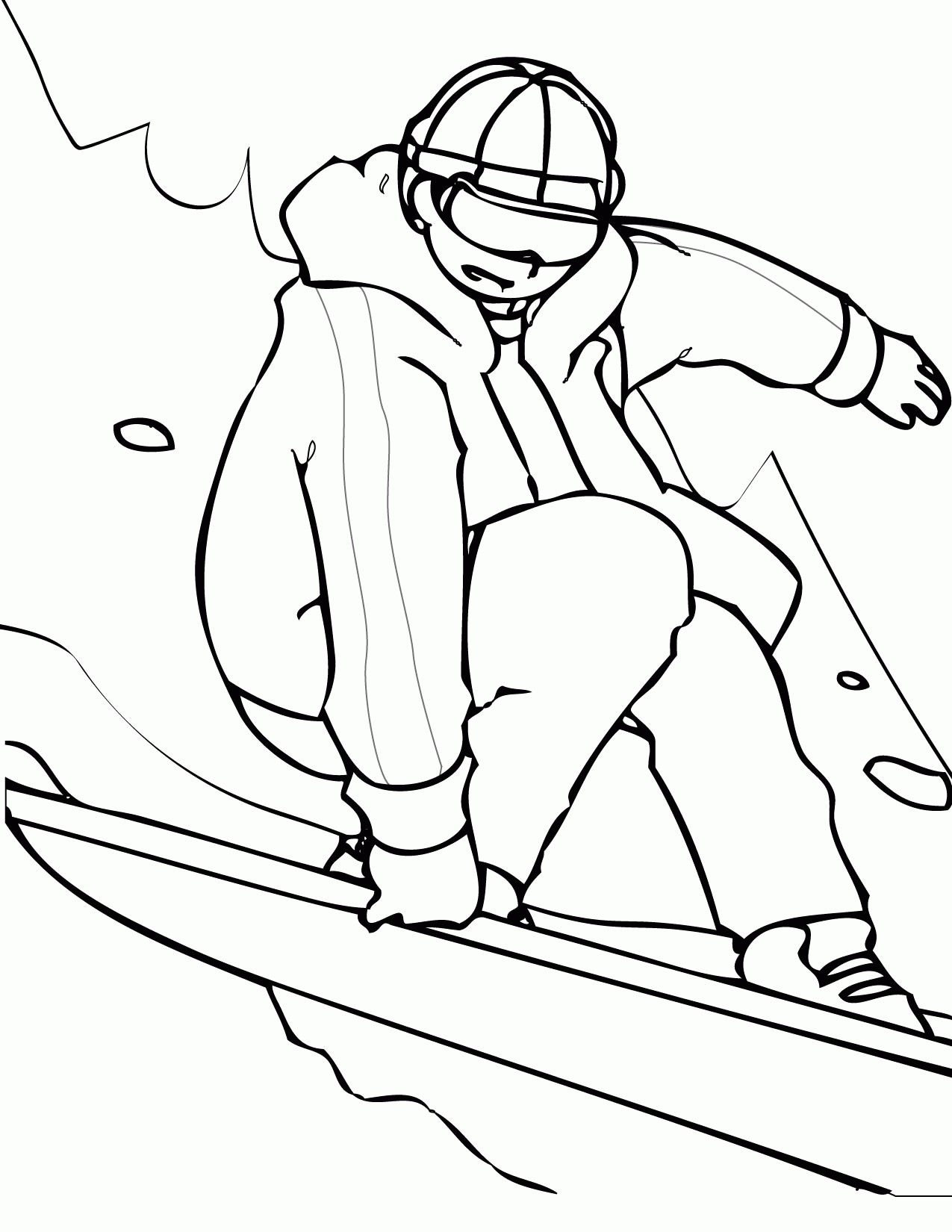 1275x1650 Cool Winter Sports Coloring Pages Kids