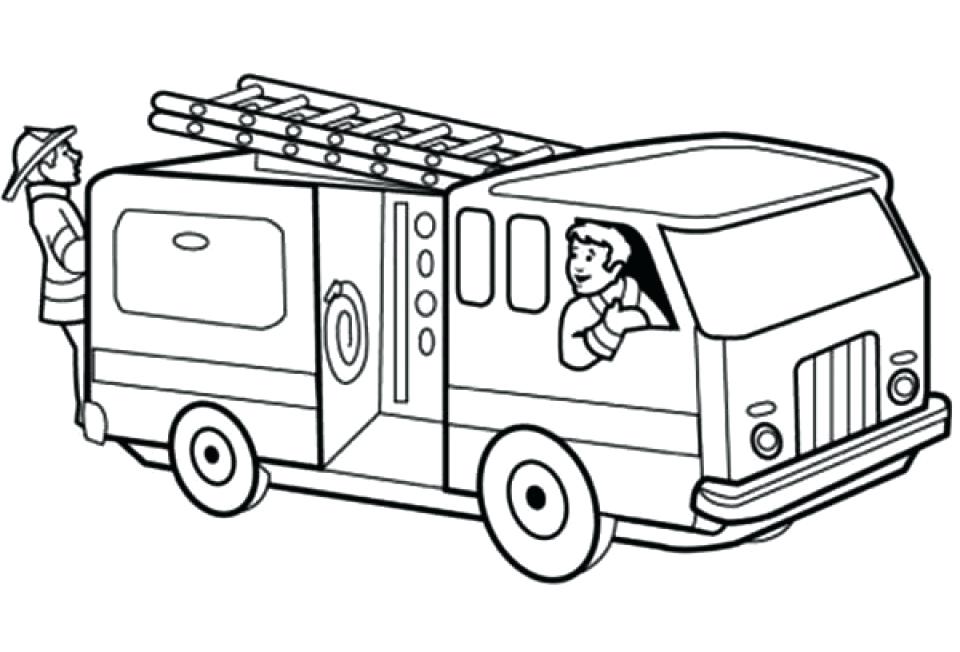960x652 Fire Truck Coloring Pages Printable Fire Truck Coloring Page