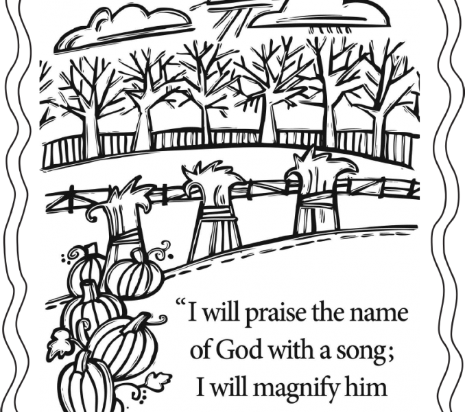 678x600 Childrens Church Coloring Pages