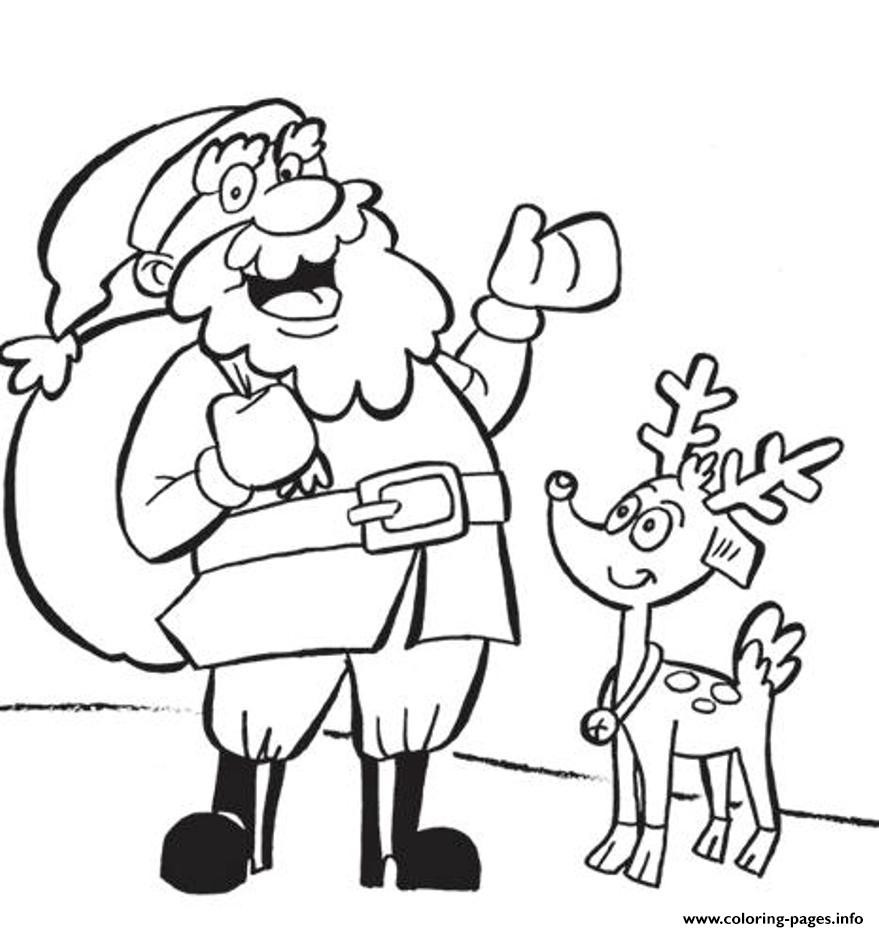 879x932 Coloring Page Christmas Reindeer Picgifs Com Arresting Pages Acpra