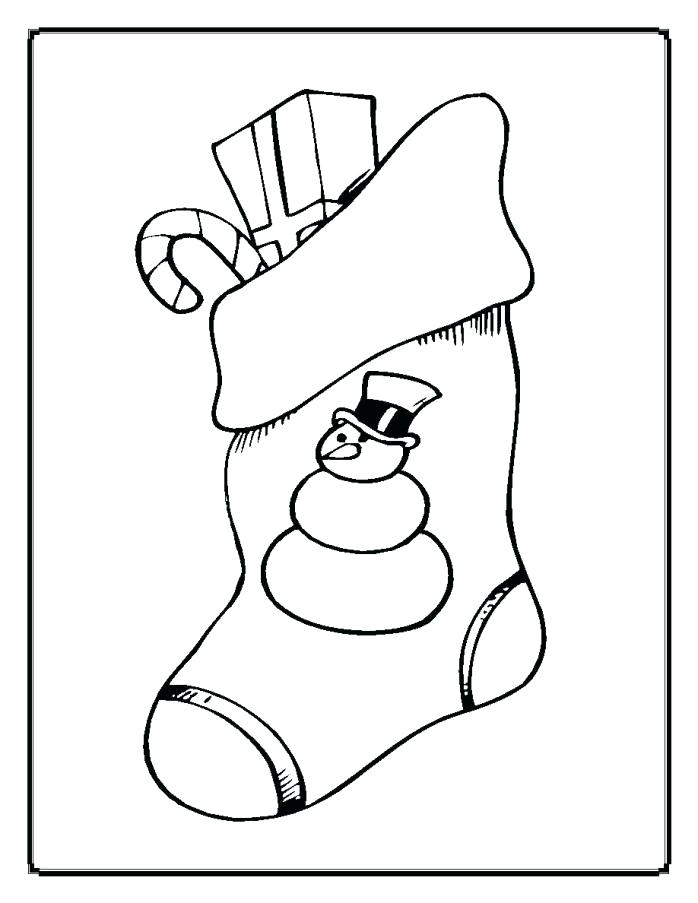 Coloring Pages For Christmas Stockings at GetDrawings | Free download