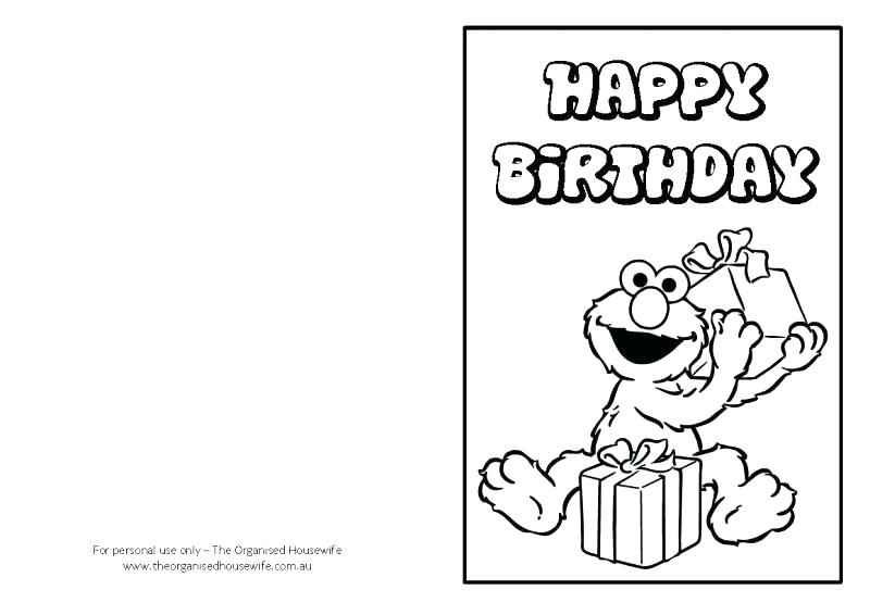 800x566 Fashionable Happy Birthday Card Printable Coloring Pages Free