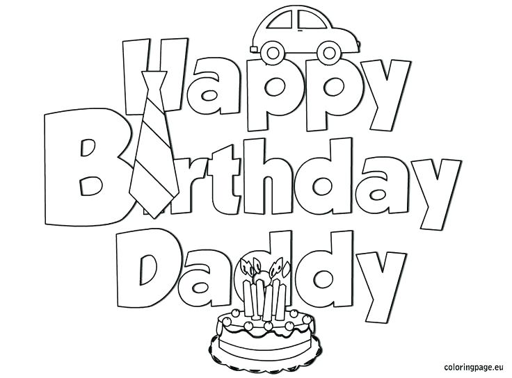 736x544 Printable Coloring Birthday Cards Or Free Printable Birthday