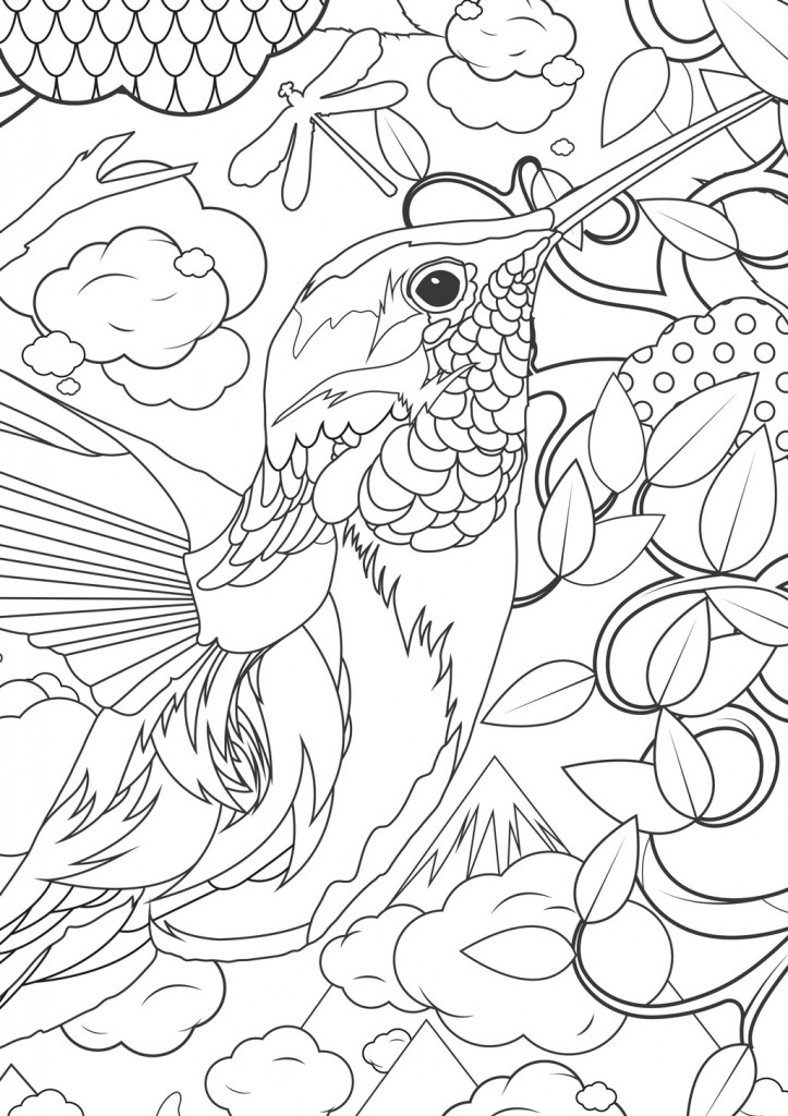 723x1024 Difficult Animals For Adults Coloring Pages Coloring Pages