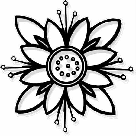 450x449 Coloring Pages For Girls Flower Coloring Pages Kids